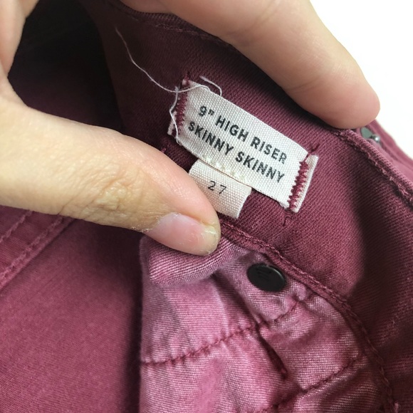 Madewell Garment-Dyed 9” Highrise Skinny Jeans - Picture 8 of 8